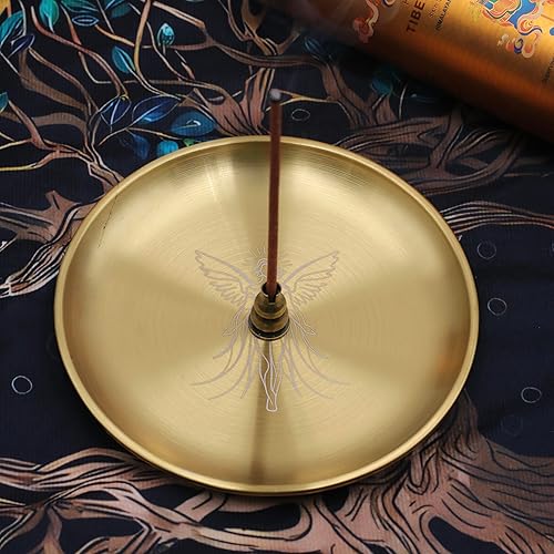 Miniatura 9 de Plato ritual ideal para uso en altar, uso ritual, quemador de incienso, cuenco para manchas, cuenco de decoración, cuenco de oferta (luna triple)