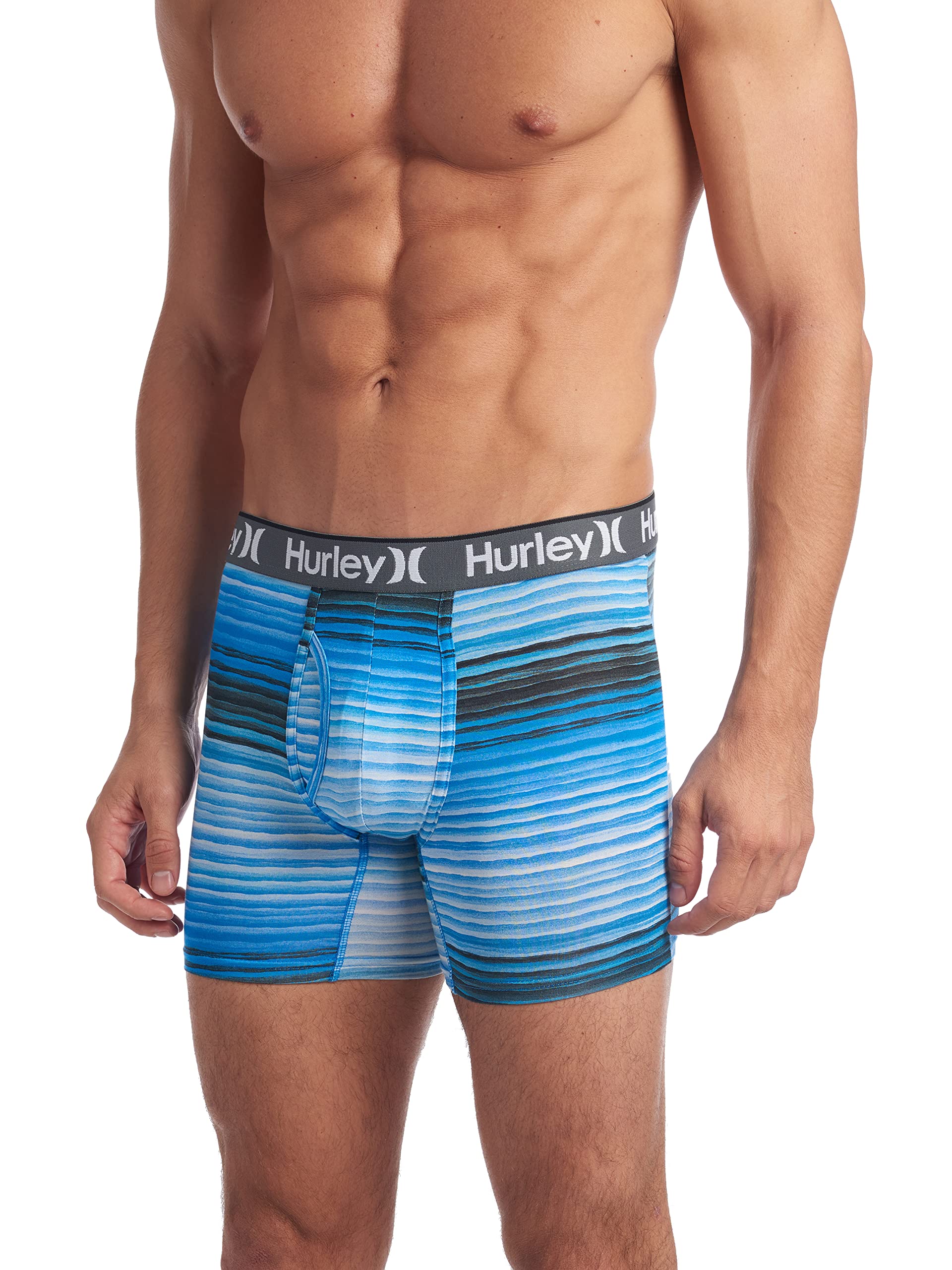 Hurley 2 Pack Everyday Boxer Brief Boxer Briefs Hombre