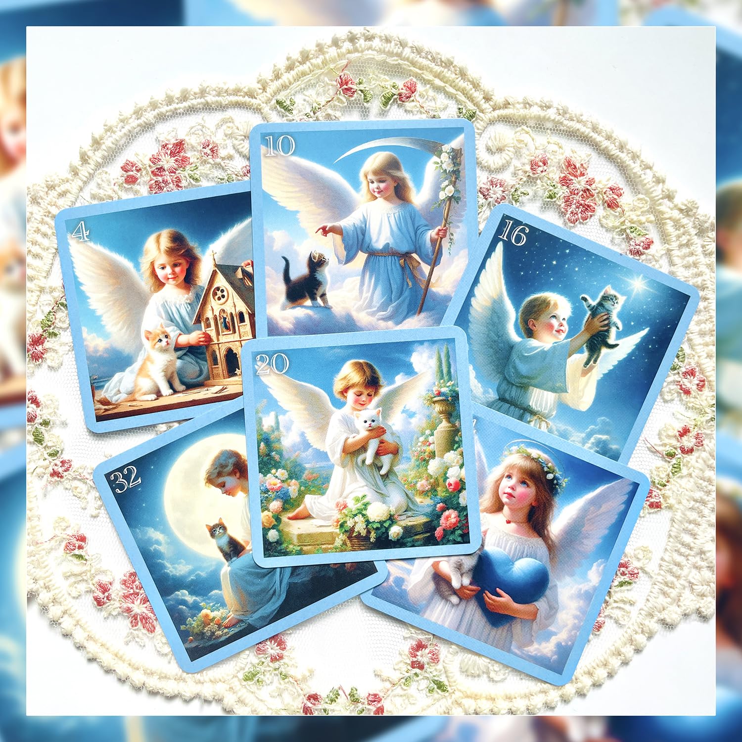 Amazon.co.jp: musemuse Angels and Kittens Lenormand ルノルマン