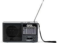 Vista 5 de QFX R-37 6-Band (AM, FM, SW1 - SW4) Linterna LED Bluetooth Radio solar (modelo 2021)