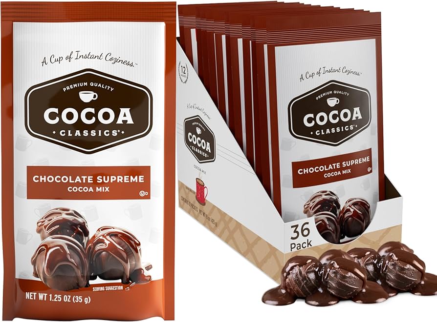 Amazon.com : Cocoa Classics Chocolate Supreme Cocoa Mix, Hot Amazon.com : Cocoa Classics Chocolate Supreme Cocoa Mix, Hot