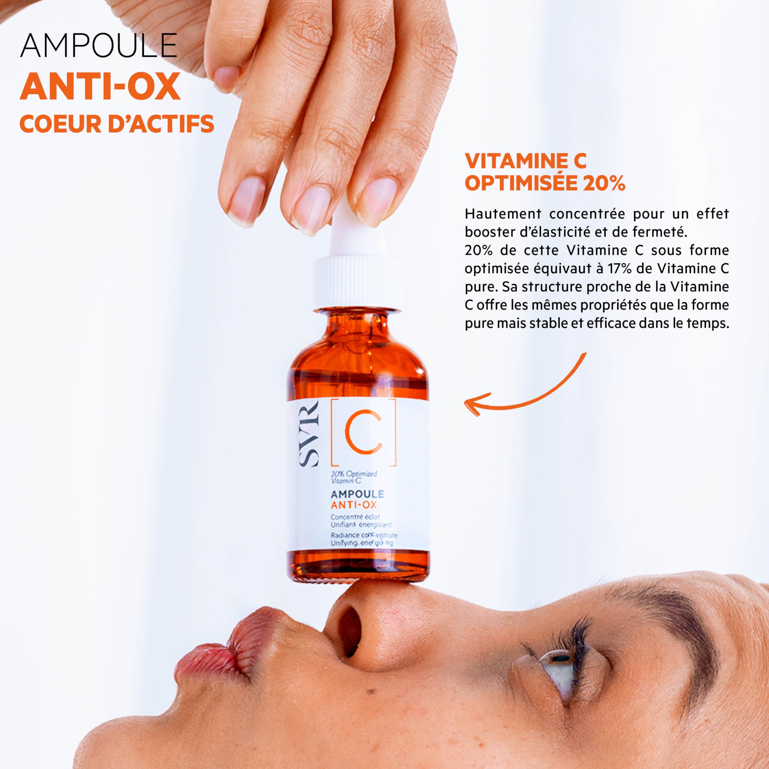 SVR Pack Anti-Âge & Éclat – Filler Biotic Contour Yeux & Lèvres + Ampoule [C] Anti-Ox Sérum Vitamine C – Lissage des Rides, Effet Liftant & Teint Lumineux, Peaux Sensibles