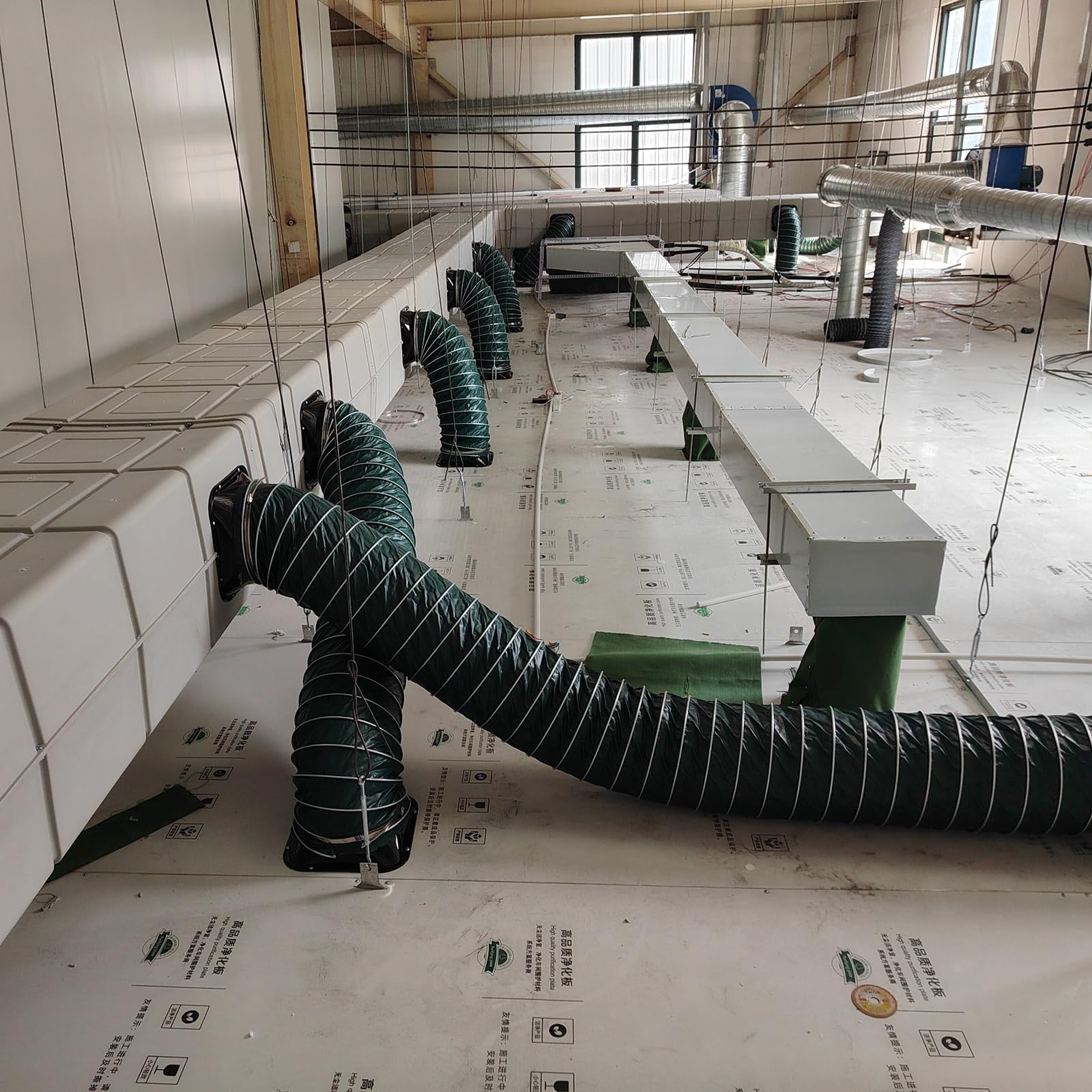 Mlyaye Dia-18Cm Exhaust Fan Ventilation Duct Hose With Steel Support