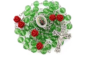 Virgen Crafts Divine Catholic Rosary for Women Praying