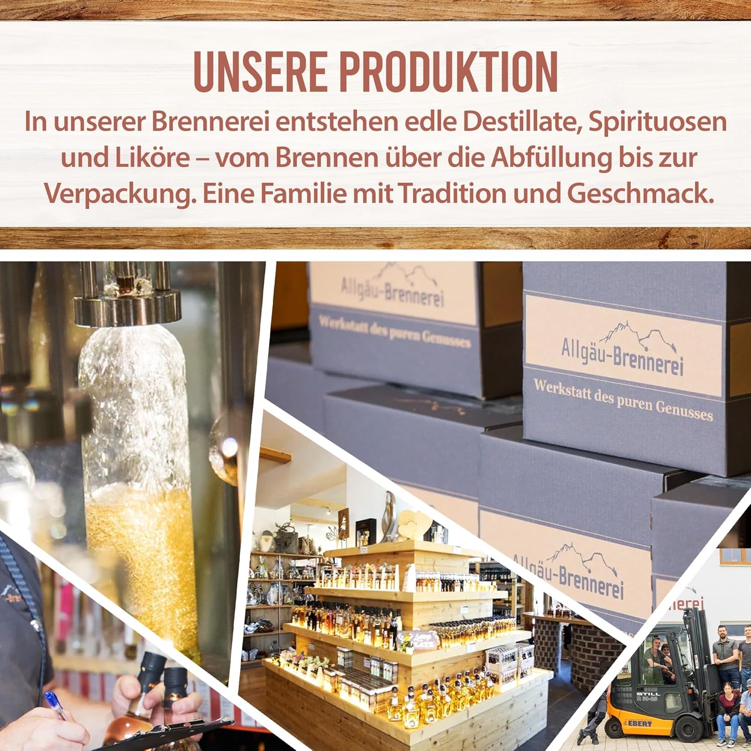 Allgäu Brennerei Weingeist Primasprit Ethanol 1000ml - Neutral Alkohol - Ideal zur Herstellung von selbstgemachten Likören (3 Flaschen)