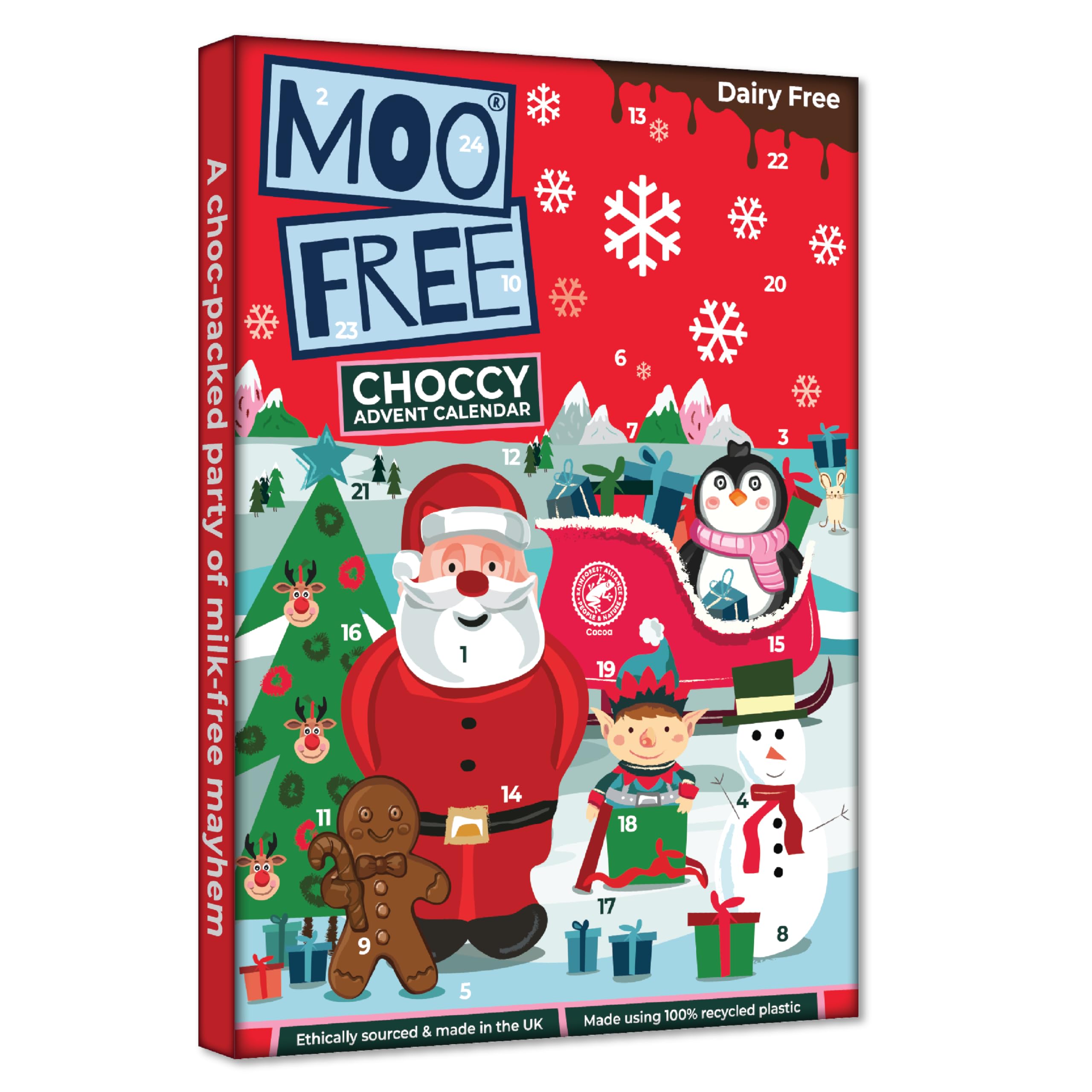 Moo Free Dairy Free, Organic Milk Tasting Advent Calendar