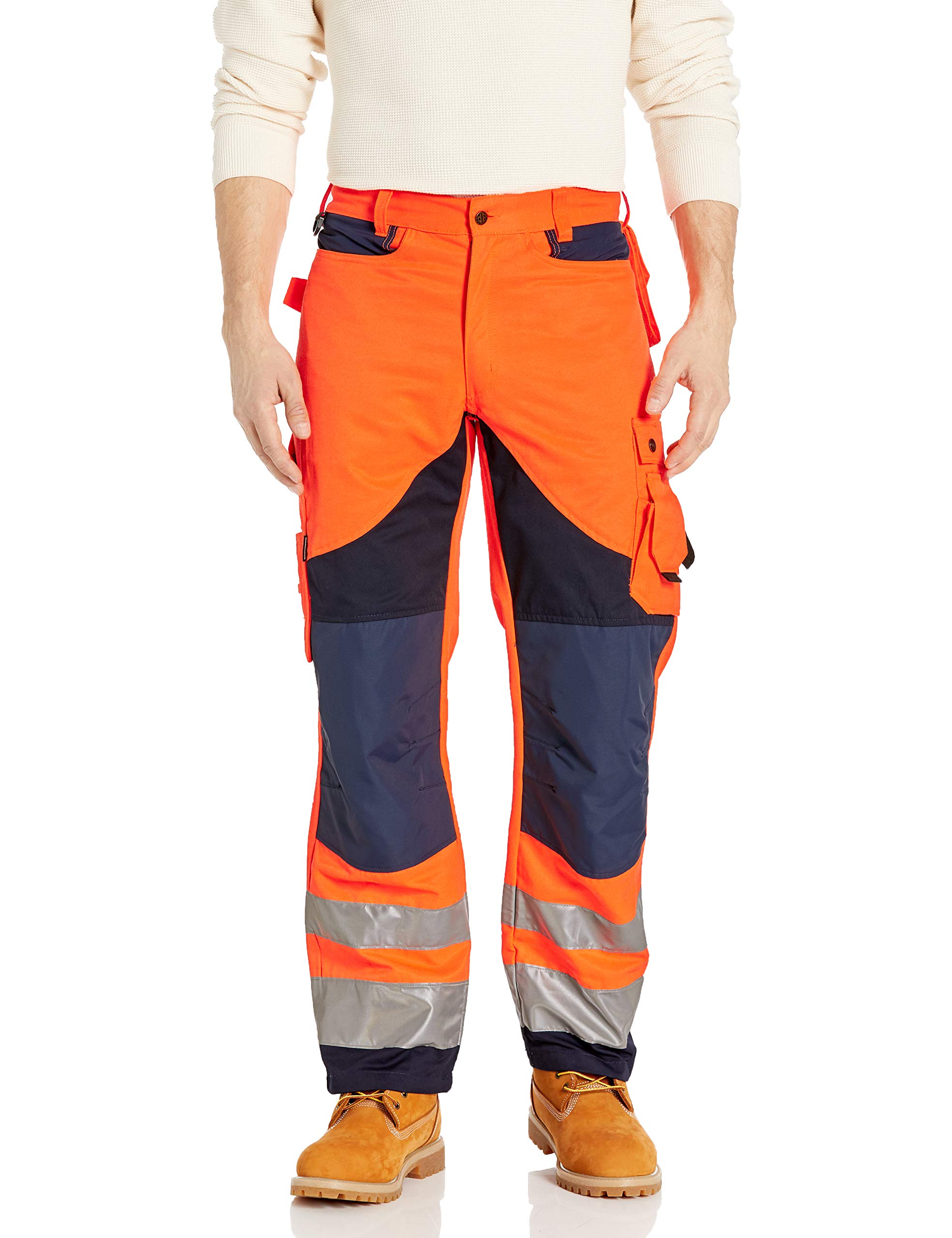 JOBMAN Workwear Men's Heavy Duty Hi-vis Workpants