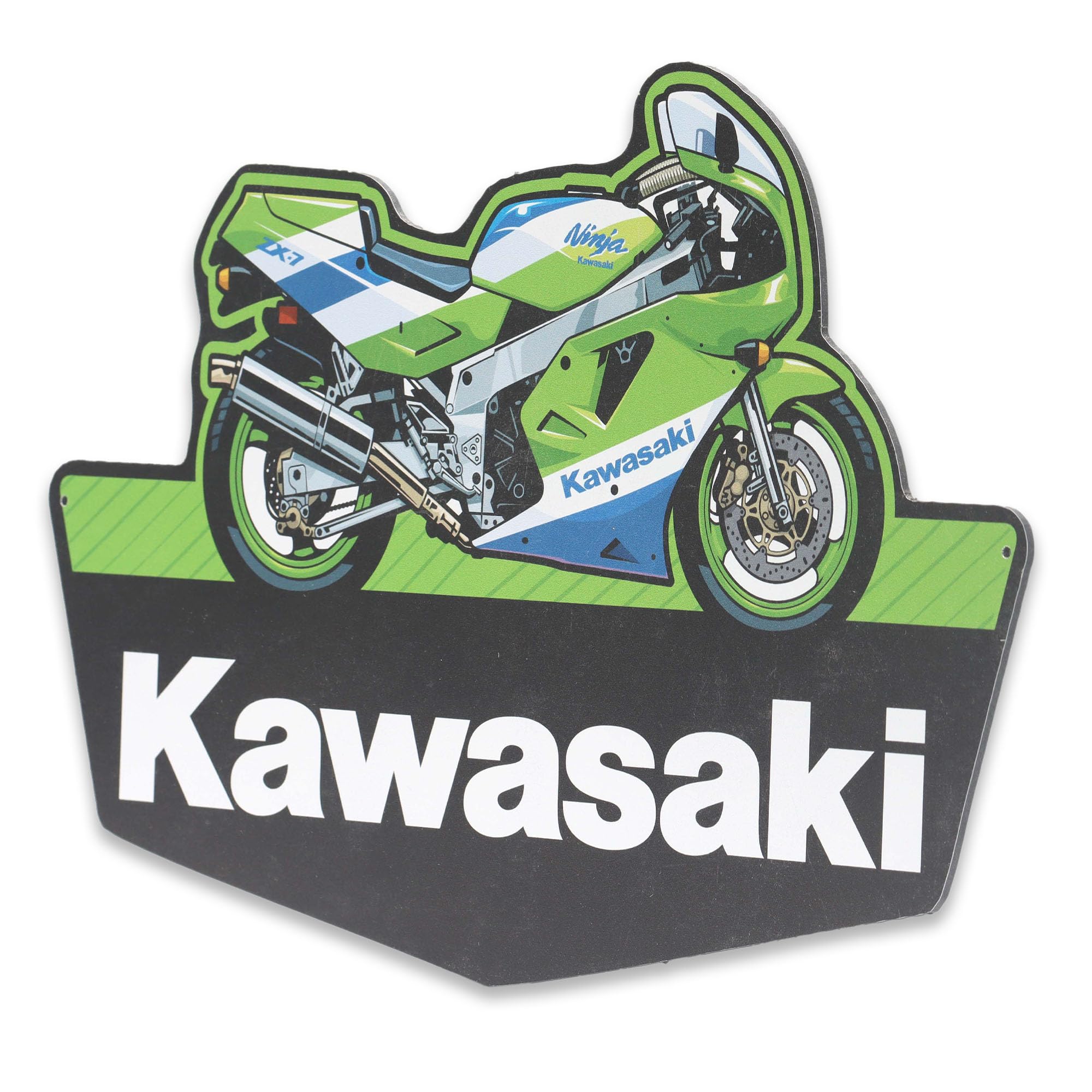 Amazon.com: Kawasaki 1989 Ninja Motorcycle Metal Sign