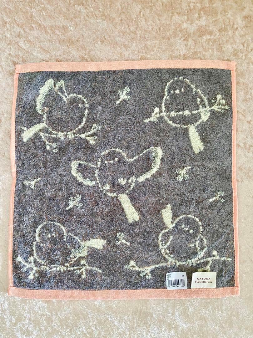 NATURA FABBRICA シマエナガ ウォッシュタオル 2枚