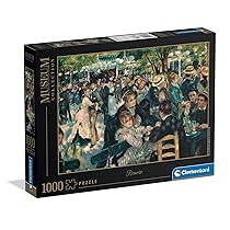 Clementoni – Puzzle 1000 Pezzi Arte per Adulti e Ragazzi, Museum Collection, Tema Bal au Moulin de la Galette di Renoir, Idea Regalo Uomo e Donna, Made in Italy, 70×50 cm, 37091