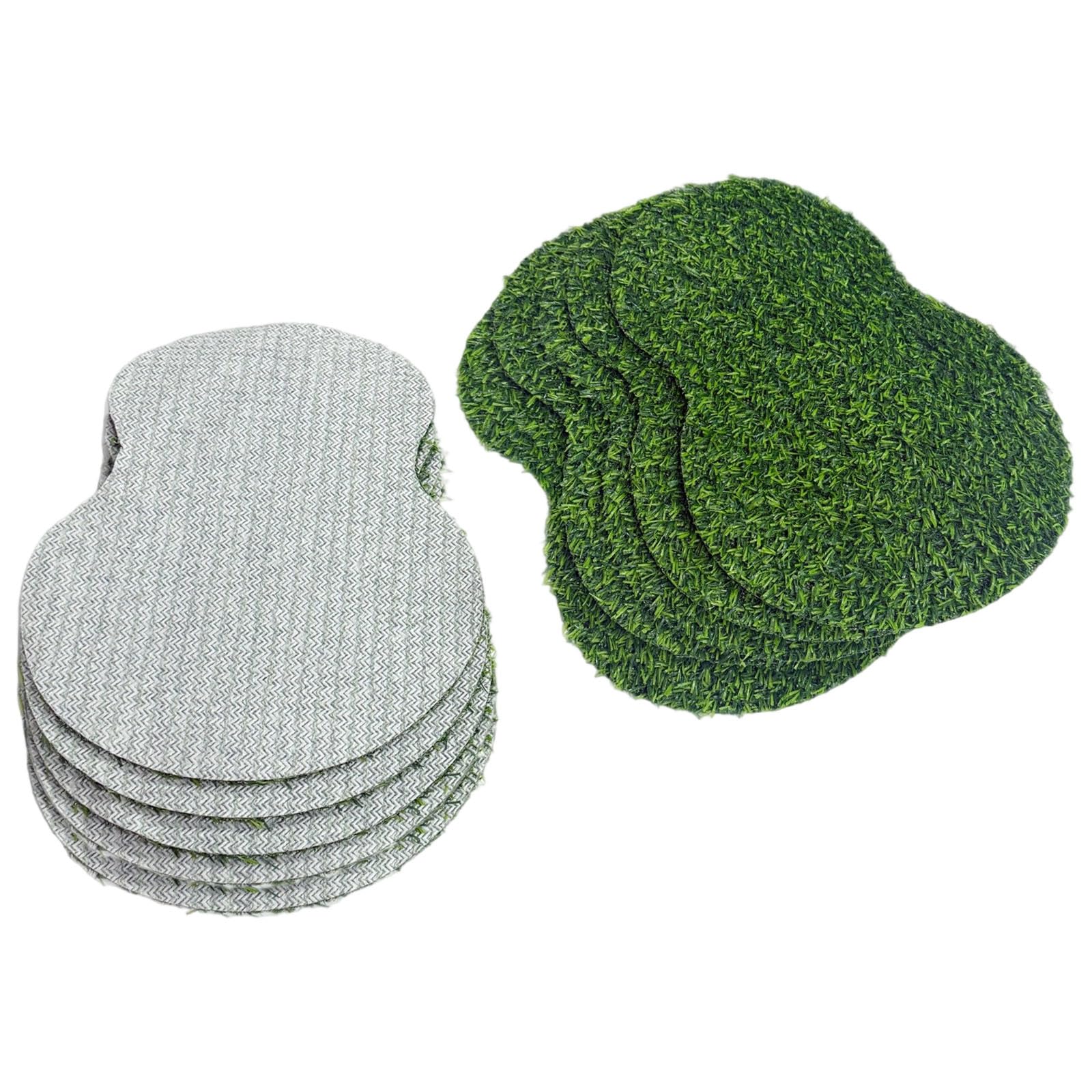 10 manteles Individuales de césped Artificial, Protectores de de Comedor fáciles de Usar, Antideslizantes, Accesorios de Comida para reuniones Familiares, Cubiertas de Multiusos