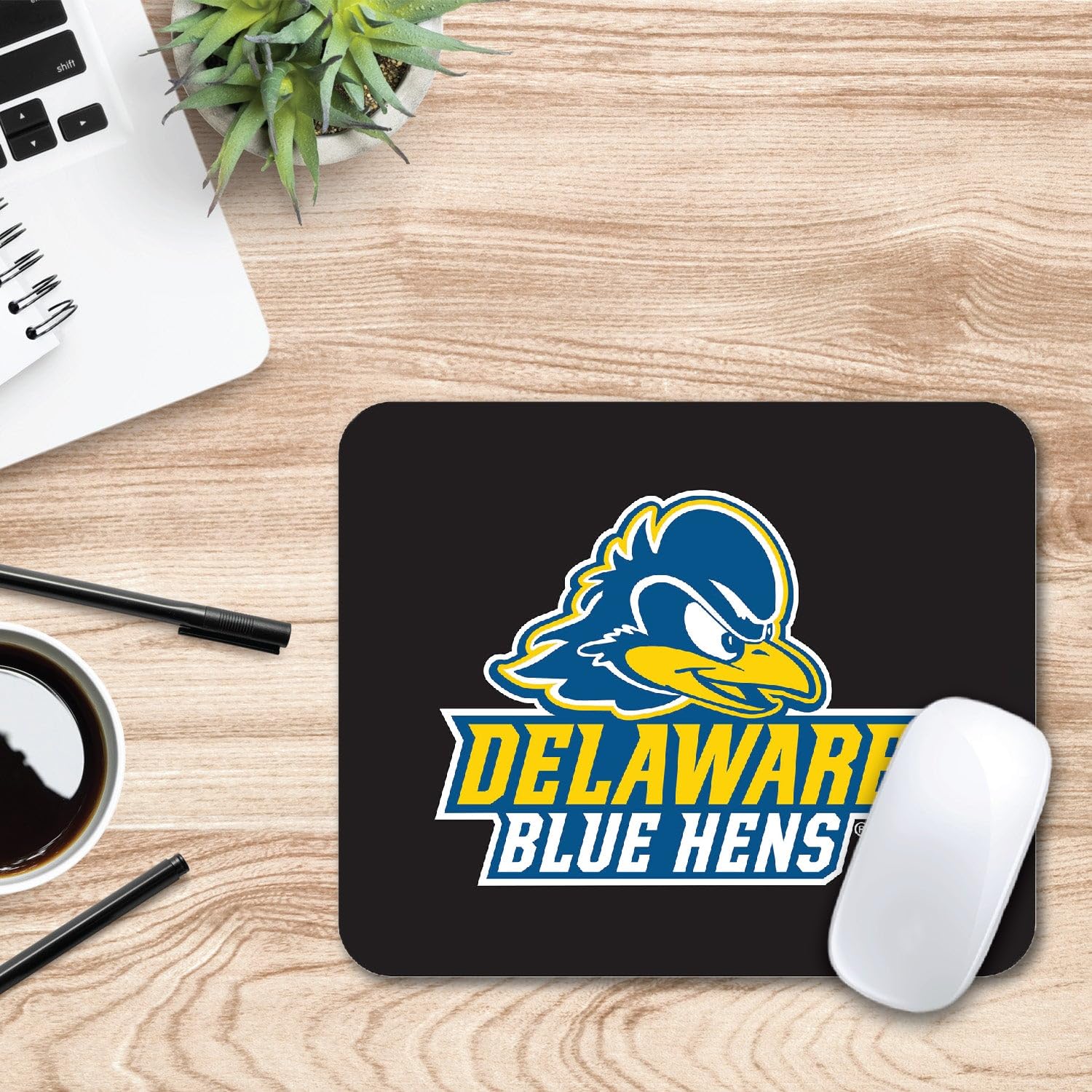 Mouse Pad, Fabric, University of Delaware Standard/Classic Black