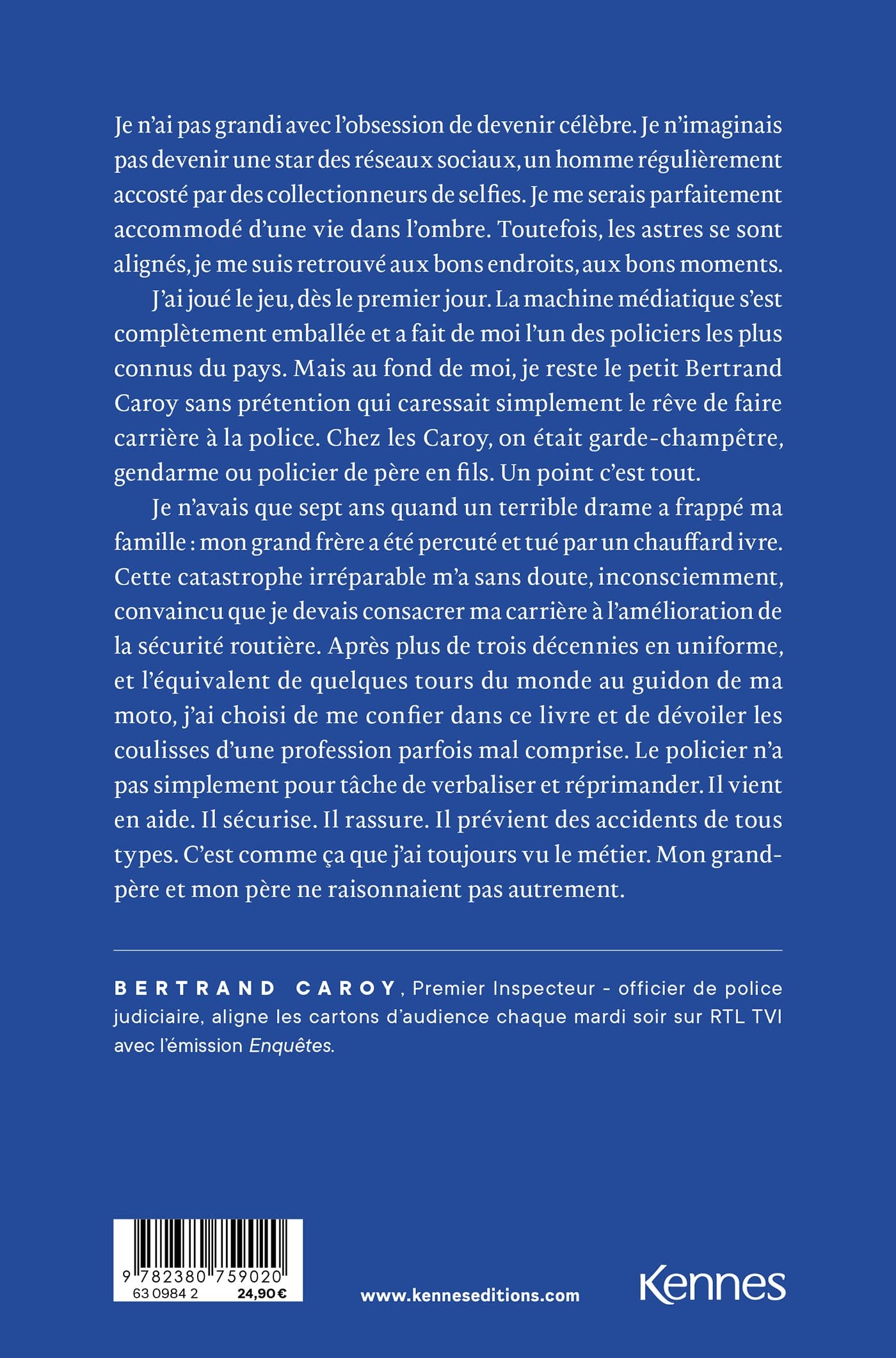 Dans l'angle mort: La biographie officielle du policier le plus populaire de Belgique