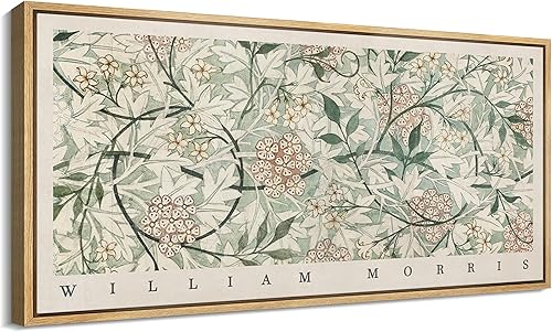 Miniatura 28 de MUDECOR Lienzo enmarcado extra grande para pared, tonos neutros suaves, naturaleza, vida silvestre, antiguo, retro, bellas ilustraciones,