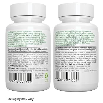Amazon.com: Super B-Complex 180 Tablets & High Absorption