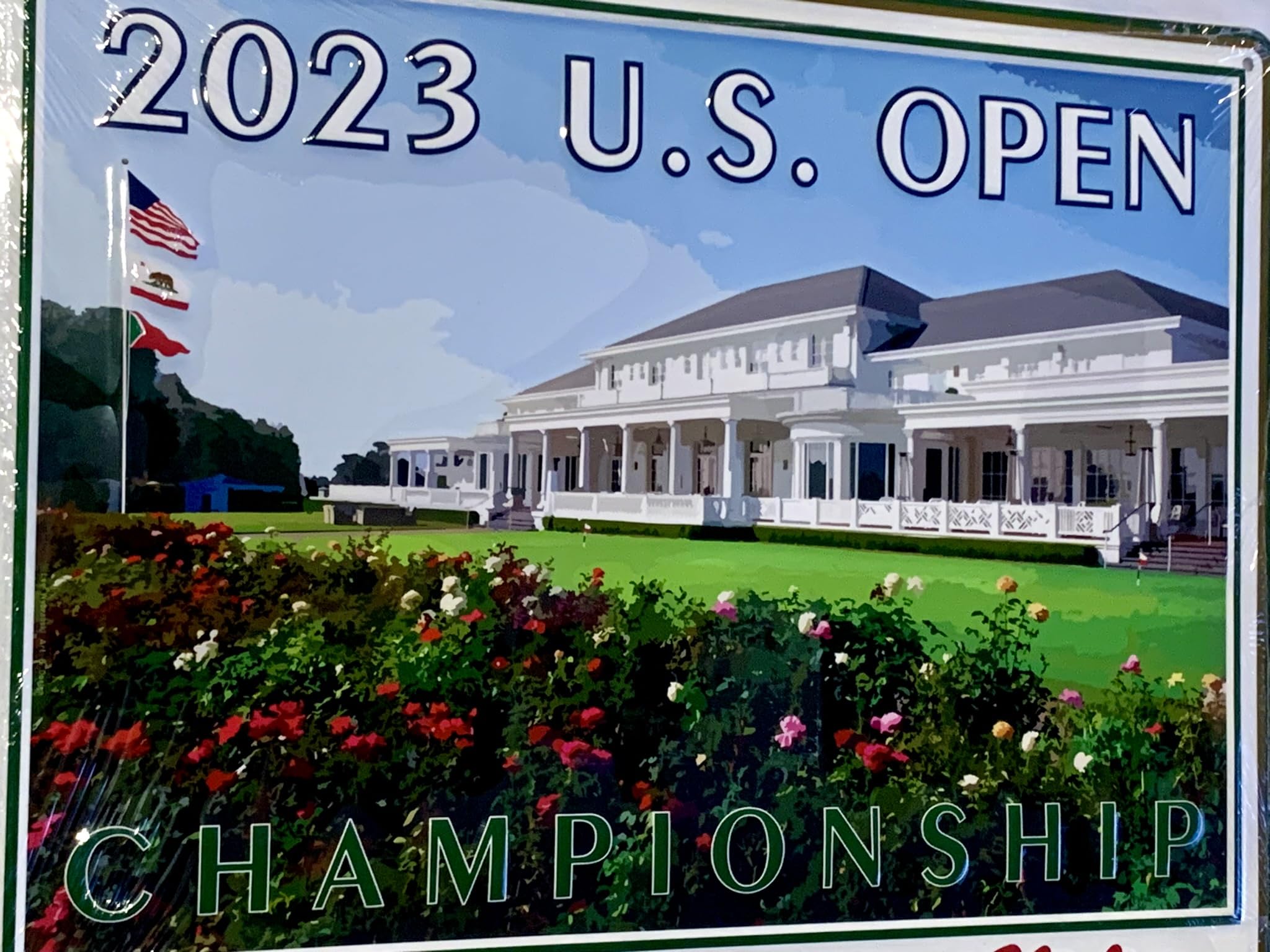 2023 US Open Pub Sign LACC golf Los Angeles country club bar display new pga