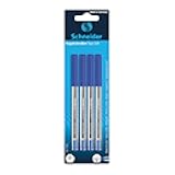Tops 505 Schreibgeräte Ballpoint Pen, with Cap, Blue (Blister Pack of 4