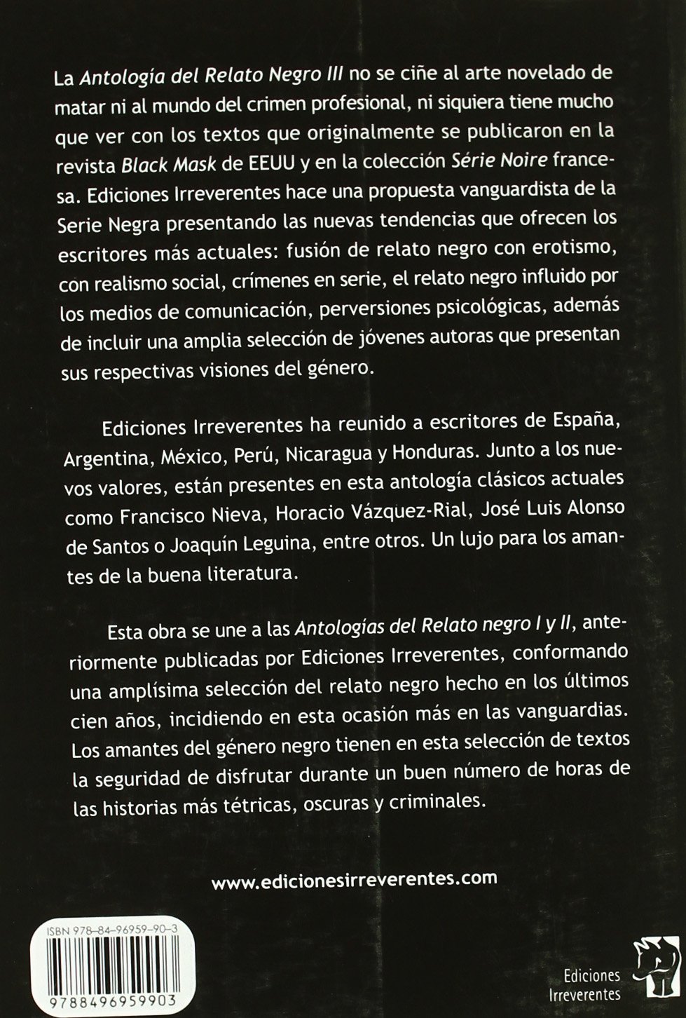 Antología de relato negro III