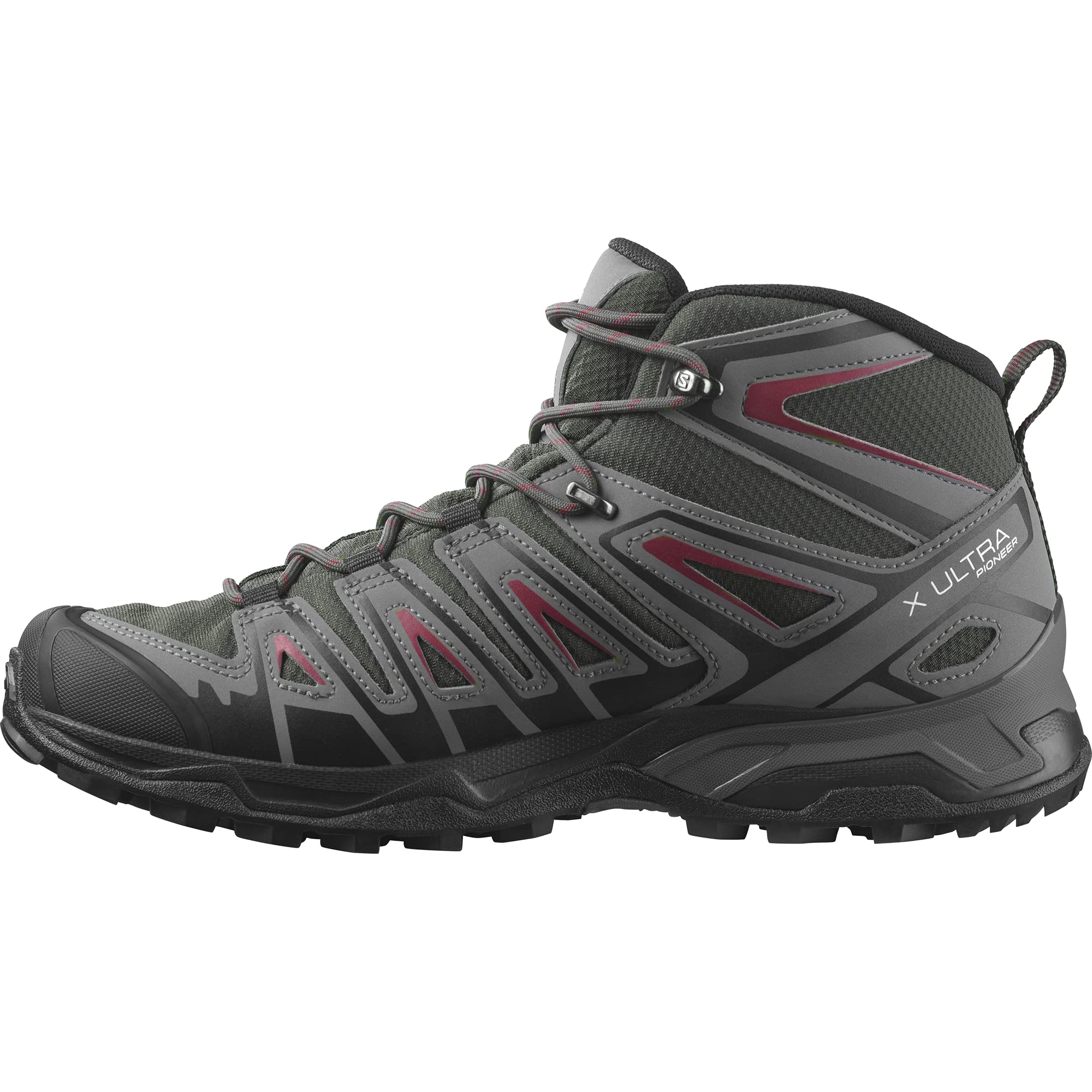 SALOMONX Ultra Pioneer Mid Gore-Tex Men's Hiking Shoes, All Weather Conditions, Safe Foot Hold, Stable and Cushioned