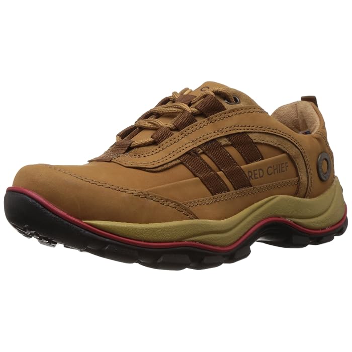 Red Chief Men's Rust Leather Boat Shoes 