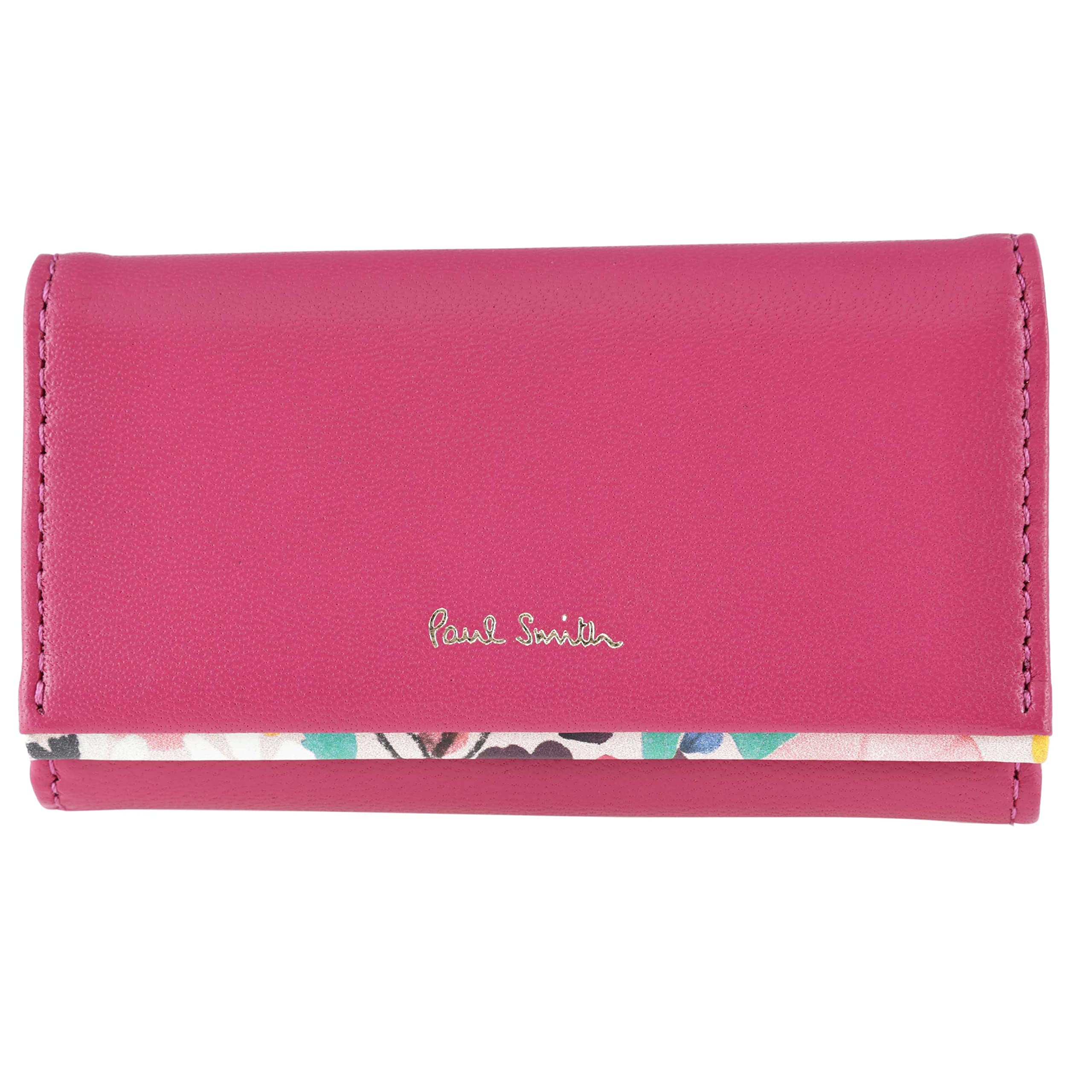 Amazon | [ポールスミス] 名入れ可 ペタルプリントトリム 4連 キー  