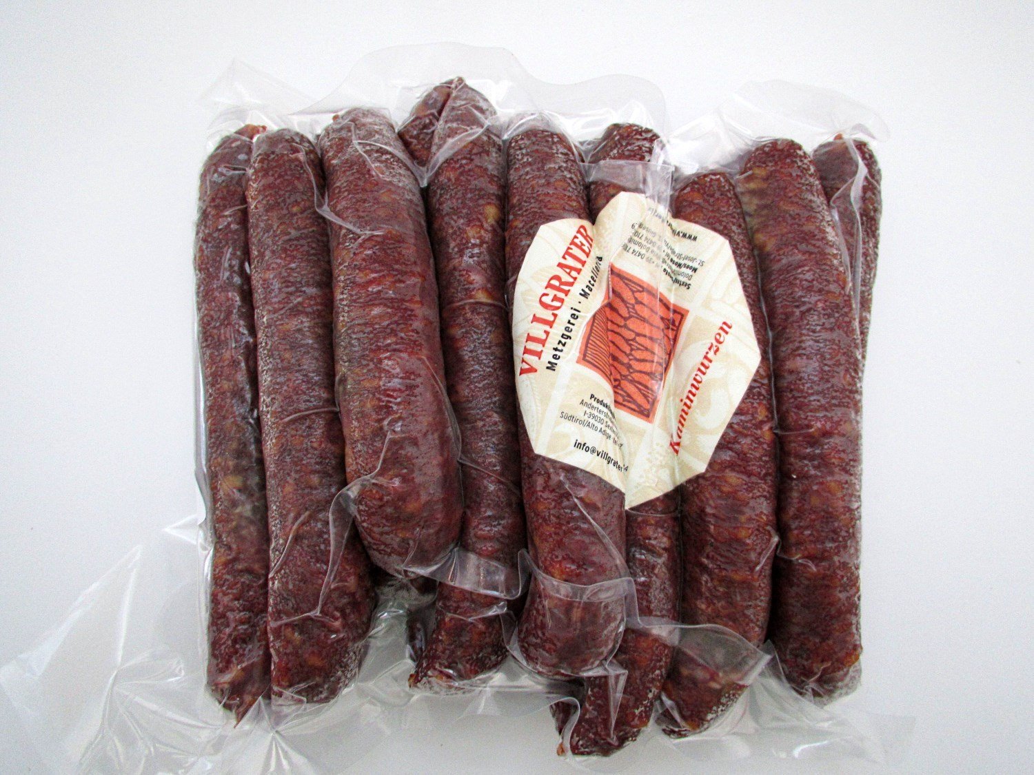 Kaminwurzen geräuchert Villgrater ca. 1,7 kg.