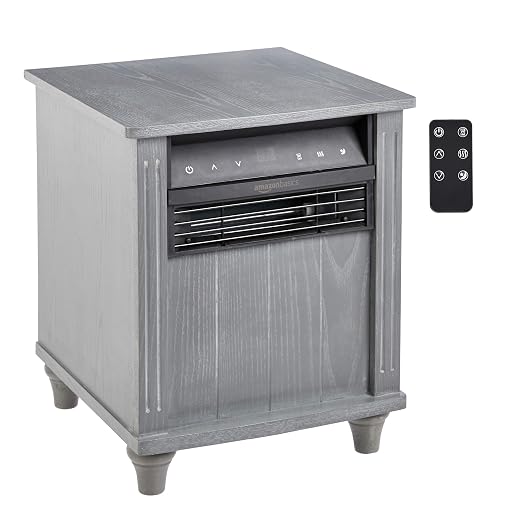 MockWares Basics Cabinet Style Space Heater, 1500W