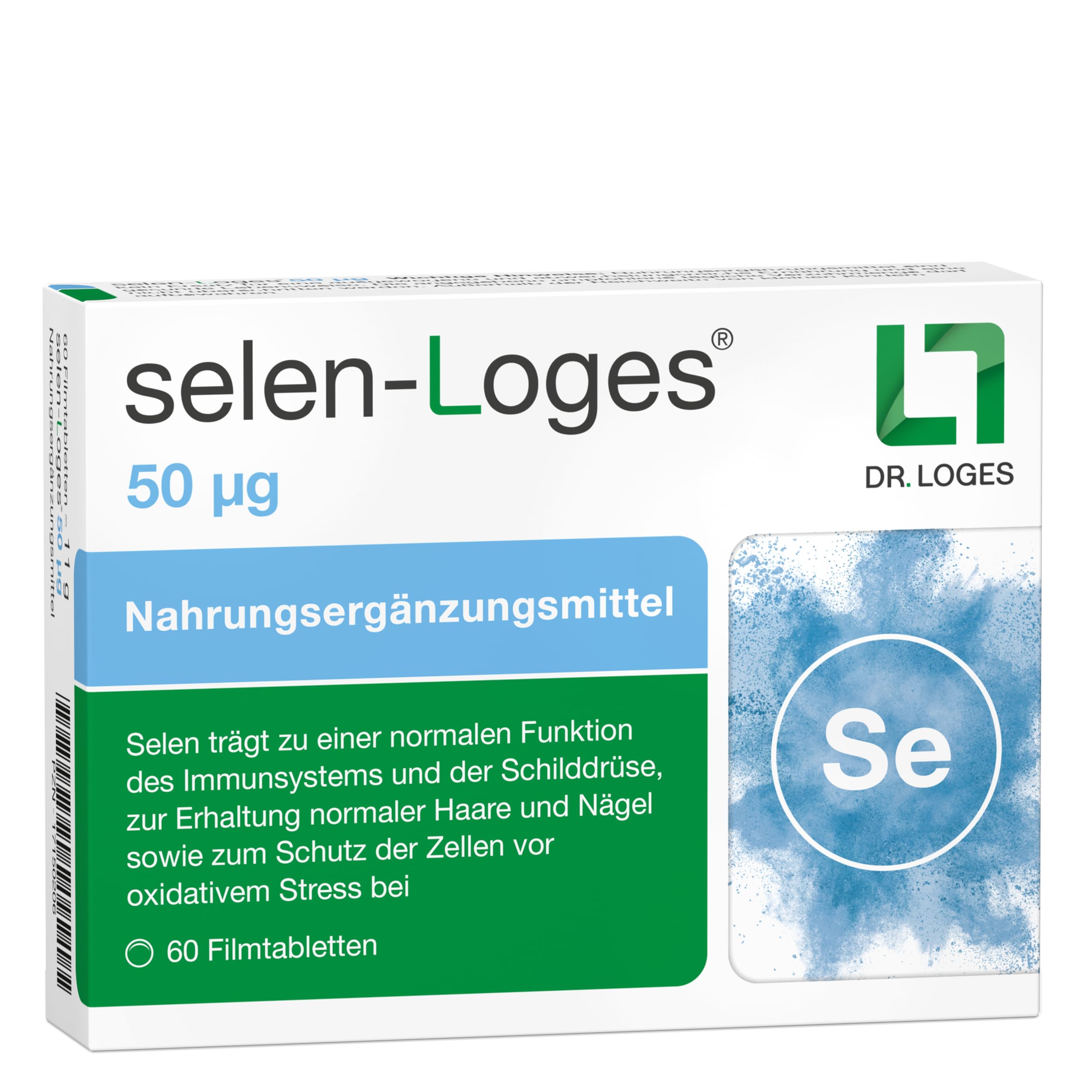 selen-Loges® 50 µg - 120 Filmtabletten - Nahrungsergänzungsmittel mit Selen