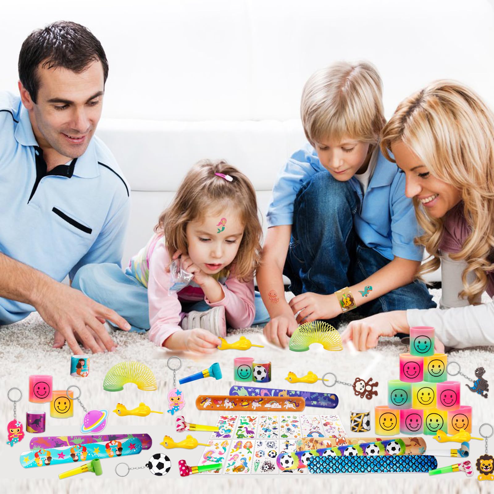 72 Pcs Lot Cadeaux Anniversaire Enfants - Kit Pinata Licorne Avec Goodies, Déco Et Récompenses Pour Fêtes