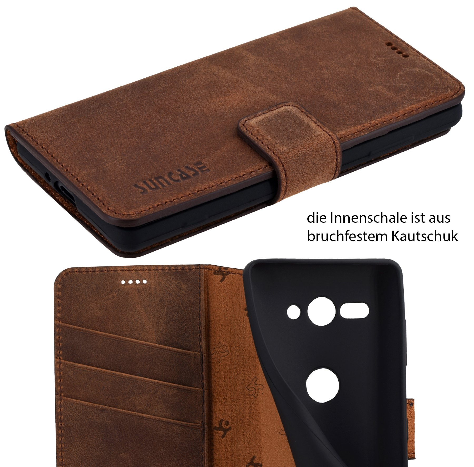Krusell FolioCase Malmö für Sony Xperia X Compact in schwarz