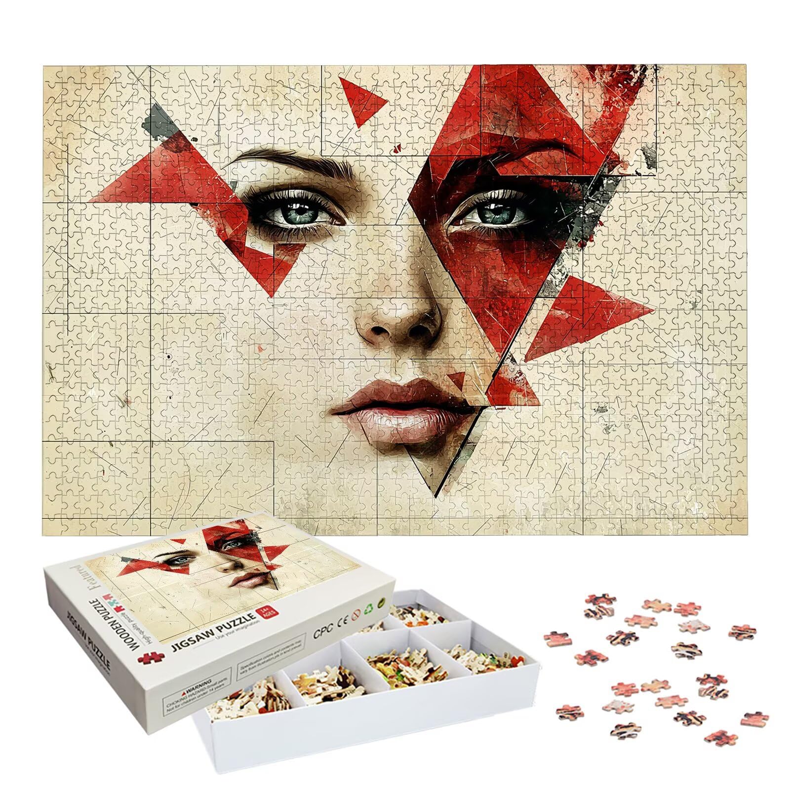 Puzzle 4000 Pezzi Retrò, Puzzle Donna 4000 Pezzi Arte per Adulti e Bambini, Misura: 141.5x87.5 cm, Puzzles Legno per Adulti con Squisita Scatola di Imballaggio, Idea Regalo Donna, Regalo Uomo, -9069