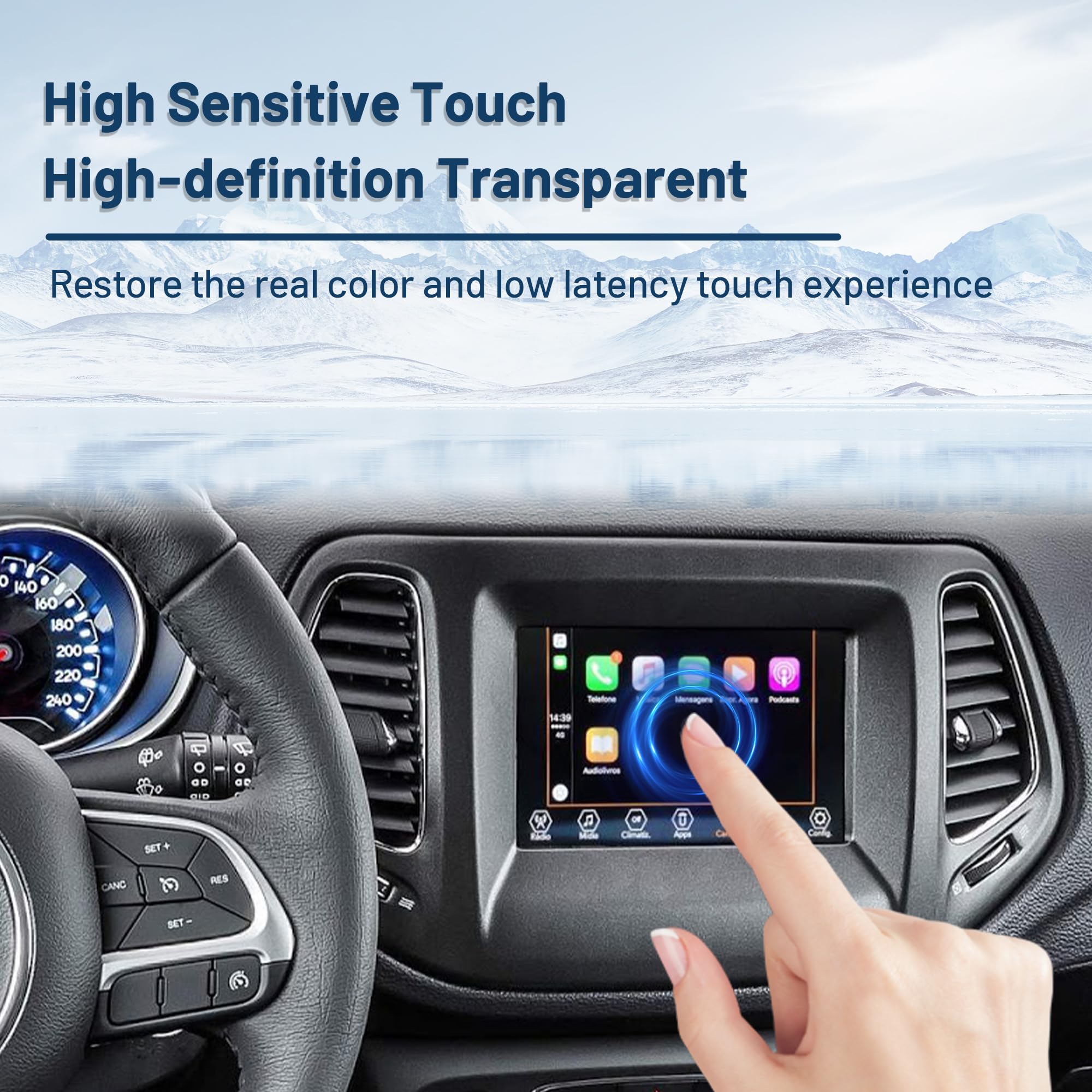 Display LCD C070 VW04 V7 7″ Per Autoradio Navigazione GPS – Nuovo Senza Touch