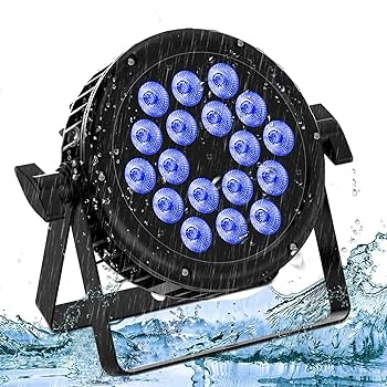 Amazon.co.jp: LEDパーライト、18x10W RGBW IP65防水舞台照明