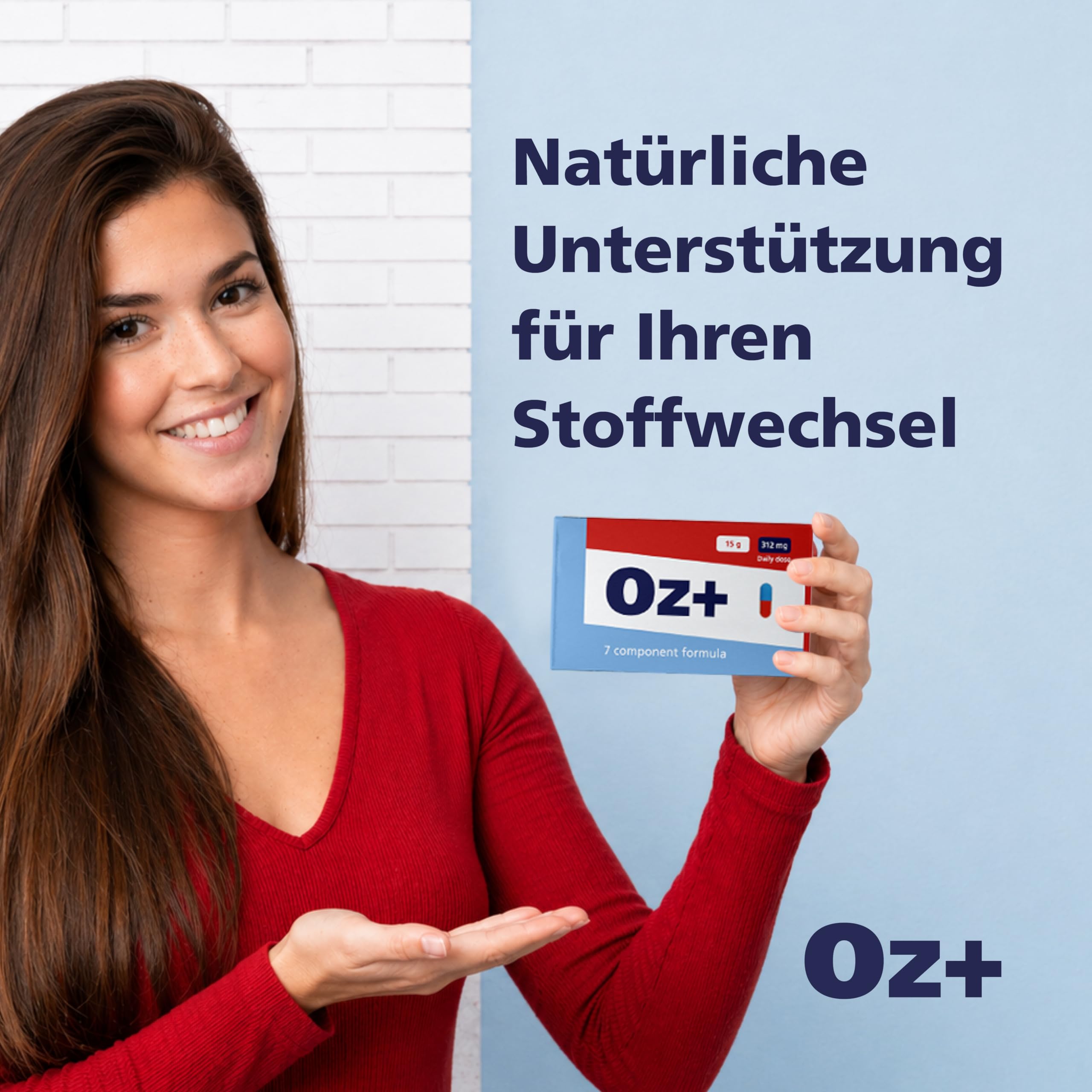 Oz+ Duo Stoffwechsel Kapseln – 7-Komponenten Formel mit Bockshornklee, Capsicum & Zink | Für Männer & Frauen | Vegan, GMO-Frei, Glutenfrei, Laktosefrei | 30 Kapseln (1 Packung)