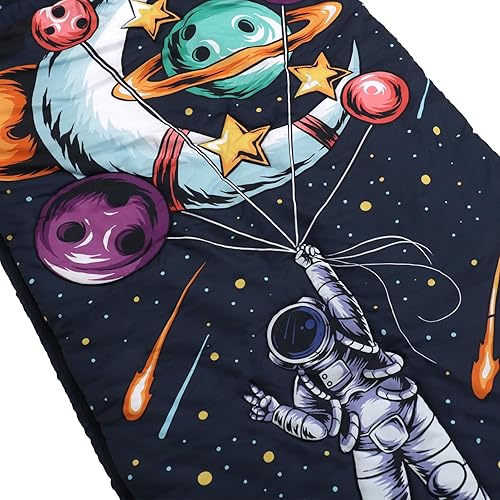 Miniatura 3 de Kids Sleeping Bag, DinosaurSpace Astronaut Sleeping Bags for Kids, Slumber Bag with Removable Pillow for Kids Boys Girls, Toddler Sleeping Bags for