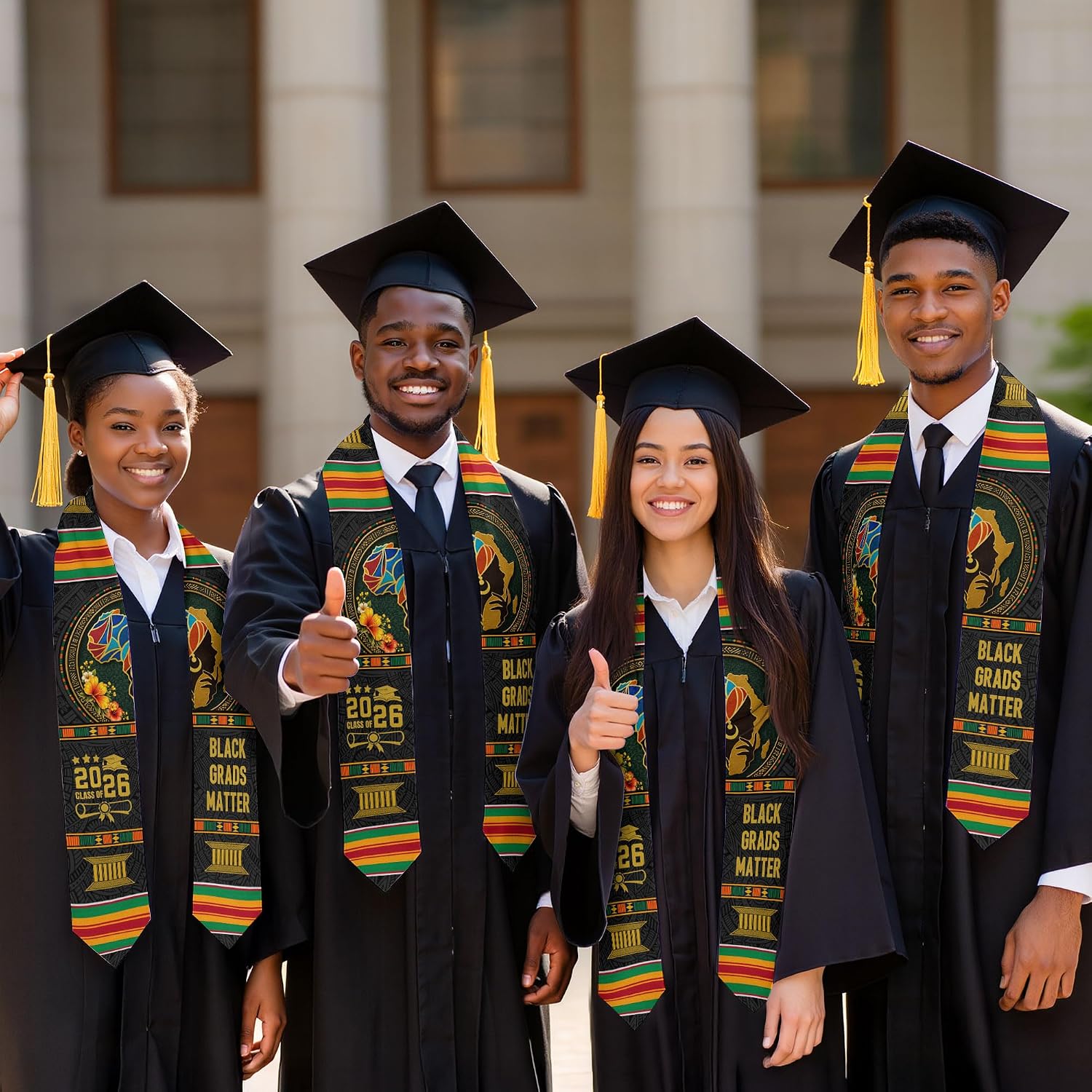African Graduation Stole, Stoles For Graduation 2026, Class Of 2026, African Graduate Sash