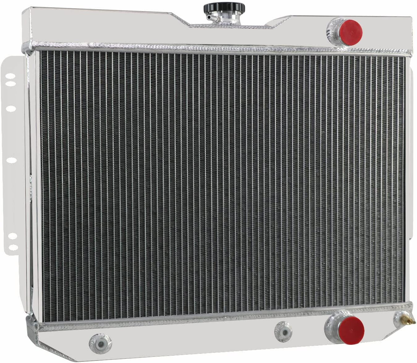 3 Row Core Radiator CC281 For 1959-65 Chevy Impala/Bel Air/El Camino/Biscayne/Chevelle/Kingswood 60 61 62 63 64 Aluminum Radiator+Shroud Fan+Relay