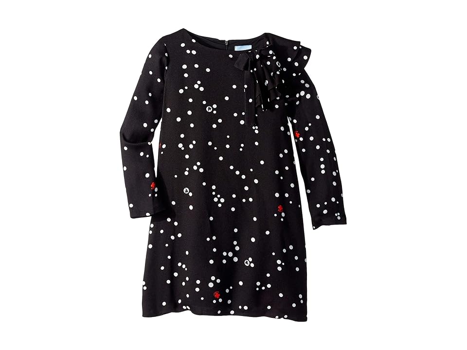 

Lanvin Kids Long Sleeve Polka Dot Dress with Ruffle Detail (Toddler/Little Kids) (Black) Girl's Dress, Lanvin Kids Long Sleeve Polka Dot Dress with Ruffle Detail (Big Kids) (Black) Girl's Dress, Lanvin Kids Long Sleeve Polka Dot Dress with Ruffle Detail (