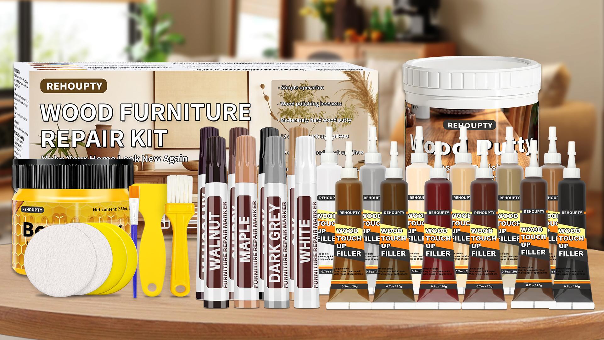 Amazon.com: REHOUPTY Wood Furniture Repair Kit, All-in-One