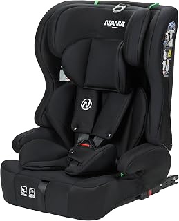Nania Seggiolino auto per bambini isofix Lima I-size 76-150 cm - Gruppo 1/2/3 da 9 a 36 kg, 15 mesi a 12 anni, testata regolabile, imbracatura di sicurezza a 5 punti,non reclinabile