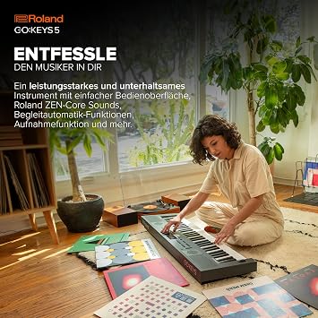 Roland GO:KEYS 5 | 61-Note Keyboard with ZEN-Core & 1000+ Sounds