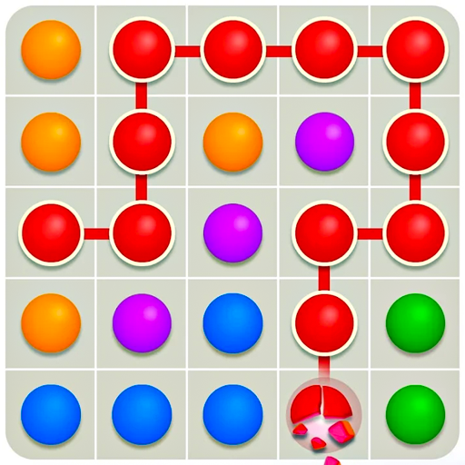 Three Dots Line Connect Puzzle – Color Match Chain Game, Relaxing Brain ...