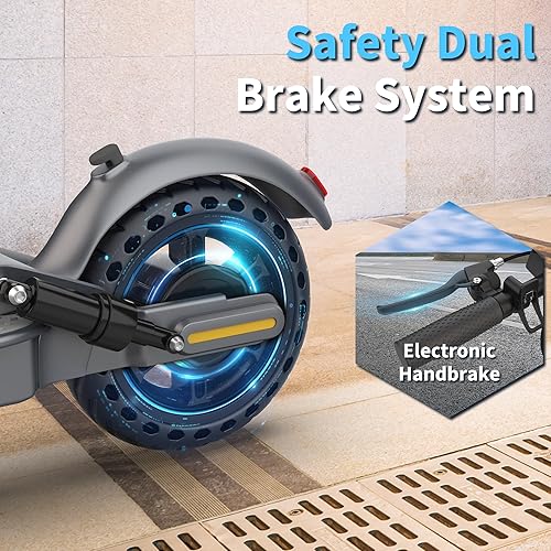 Vista 6 de Electric Scooter, 10"/8.5" Solid Tire, 500W/350W Powerful Motor & 19/22 MPH Top Speed, 28/25/22/16 Miles Long Range, Folding E Scooter with Dual