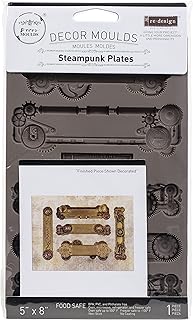 Redesign with Redesign Decor MouldsÂ® Steampunk Plates 1 Pc,5