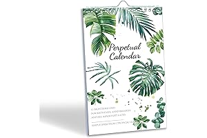 Perpetual Birthday Calendar - Timely Reminder for Life Events