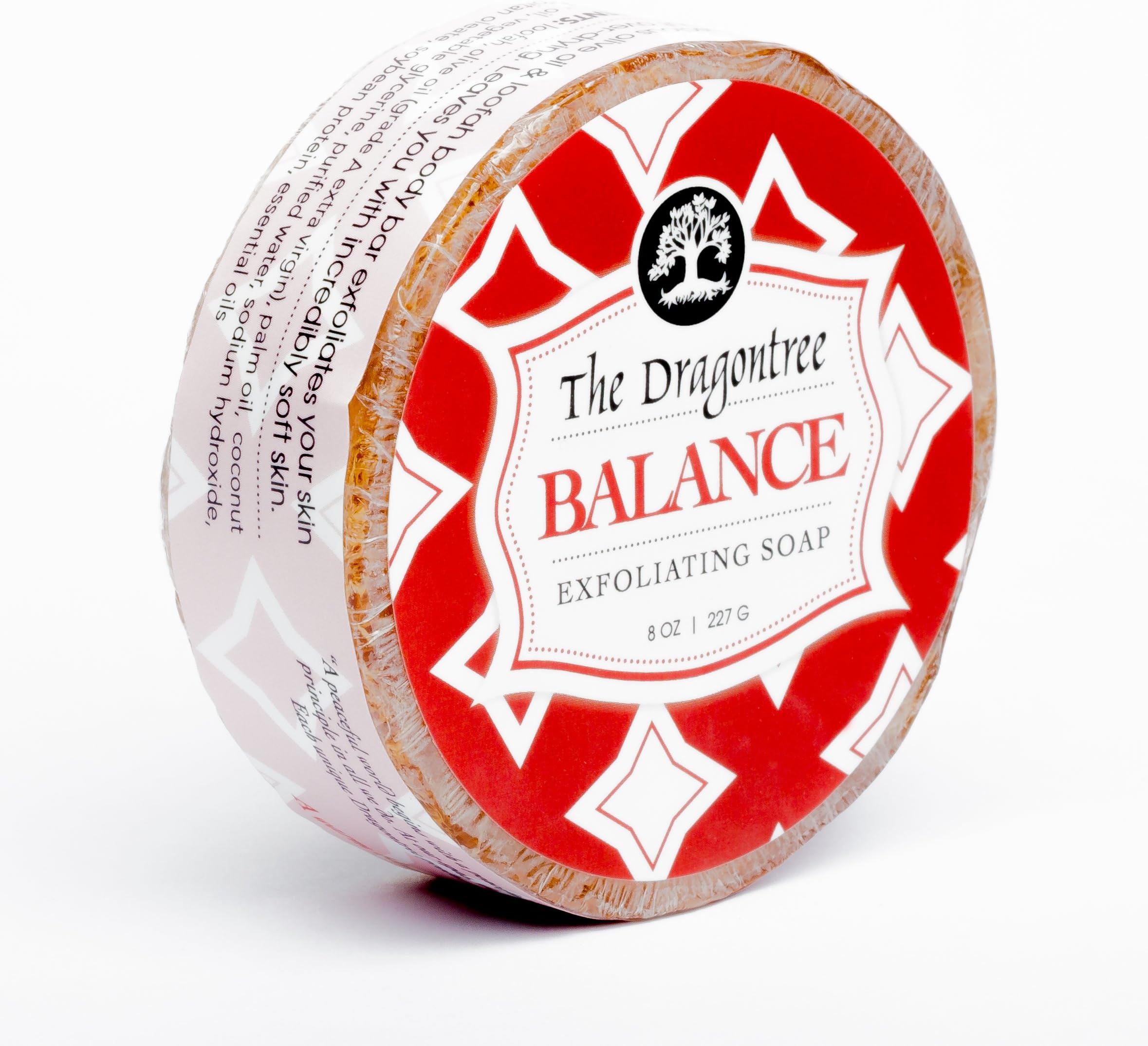 Exfoliating Loofah Soap Bar – (Balance) – A Warm Blend of Vanilla, Black Pepper & Cardamom – Helps Unclog Pores, Moisturize Skin, and Increase Circulation- By The Dragontree