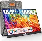 InnoView Moniteur portable, 15.6 1 cm FHD 1080P USB C HDMI Deuxième moniteur externe pour ordinateur portable, bureau, MacBook, Téléphones, tablette, PS5/4, Xbox, Commutateur, Haut-parleur intégré avec Smart Cover