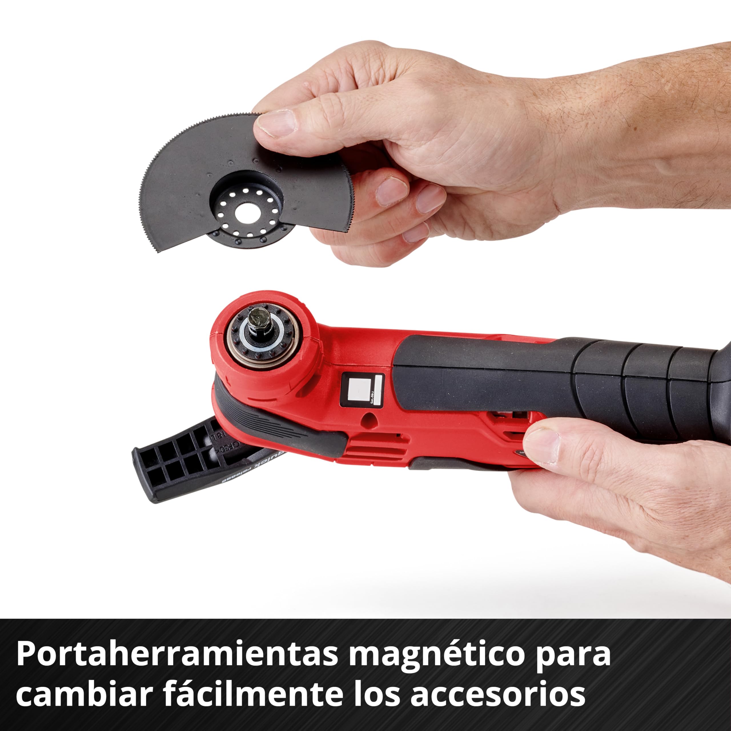 Einhell Herramienta multifunción a batería VARRITO Power X-Change (Li-Ion, 18V, 11000-20000 min.-1, cierre rápido, portaherramientas ajustable en 12 posiciones, sin batería ni cargador)