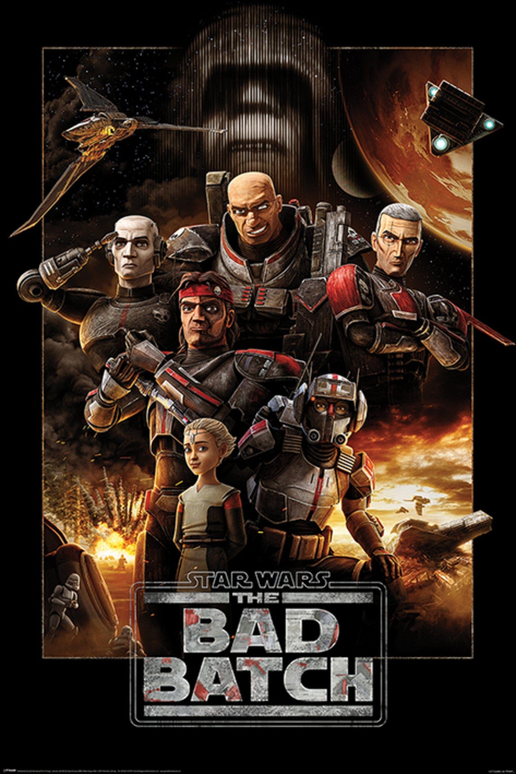 Pyramid International Star Wars: The Bad Batch (Montaj) Maxi Poster 61 x 91,5 cm