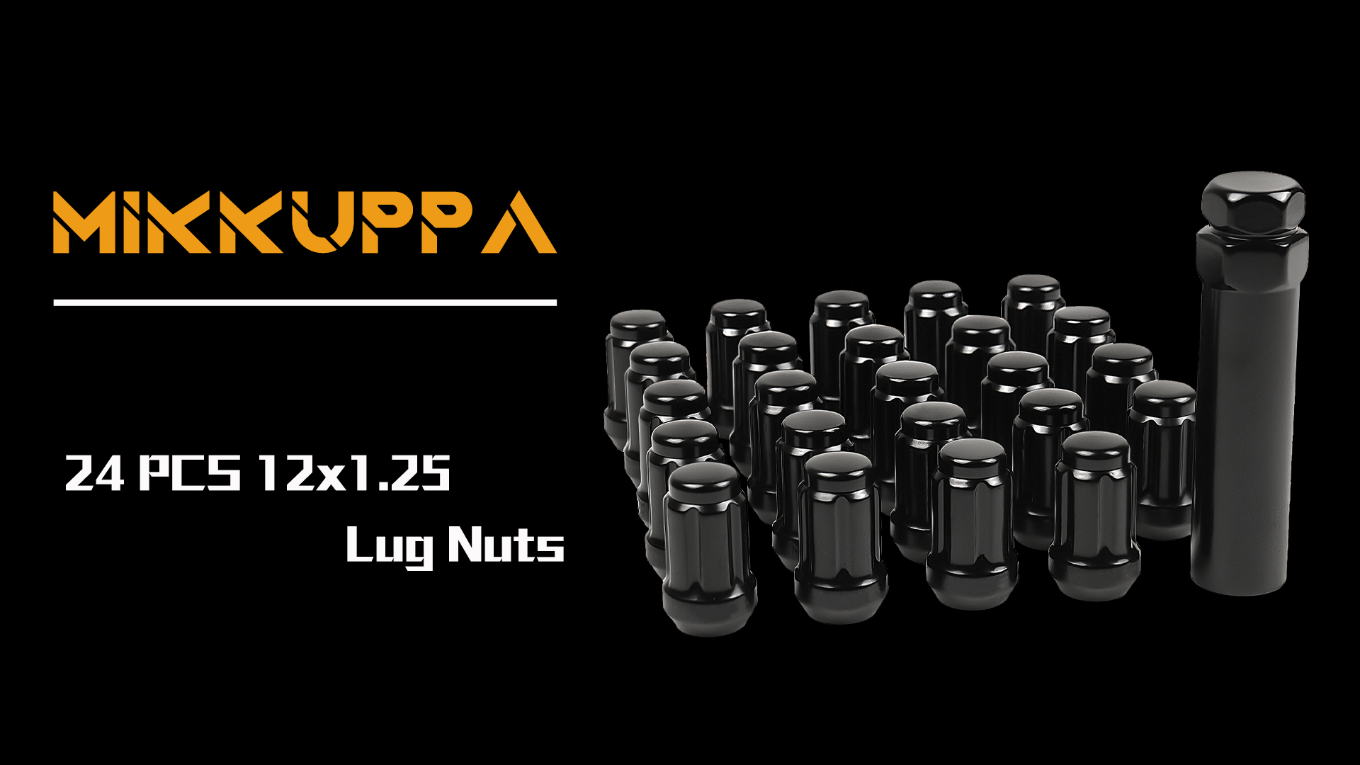 RUNAページ Amazon.com: MIKKUPPA 24pcs M12x1.25 Lug Nuts - Replacement
